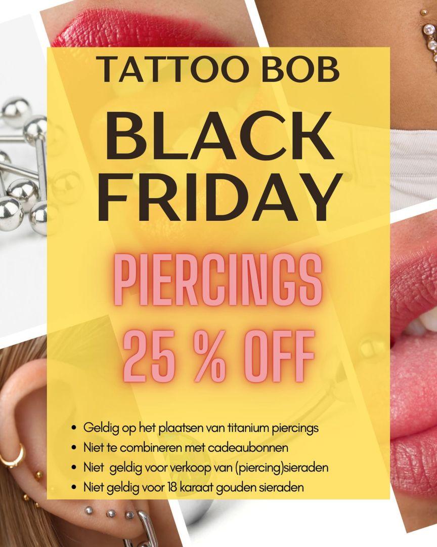 Piercings met Black friday deal!